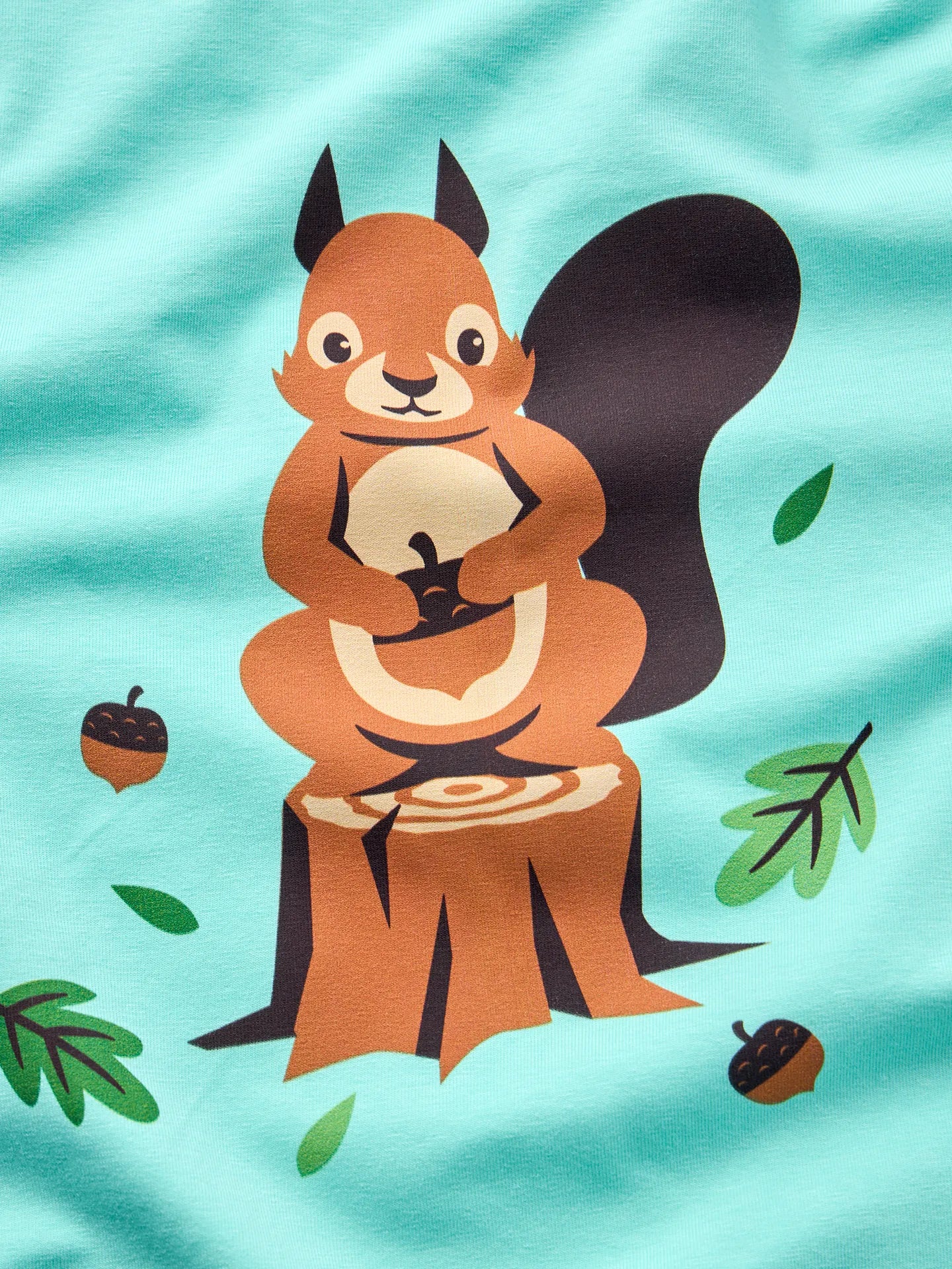Lustiger Pyjama für Frauen Eichhörnchen im Wald - Image 2